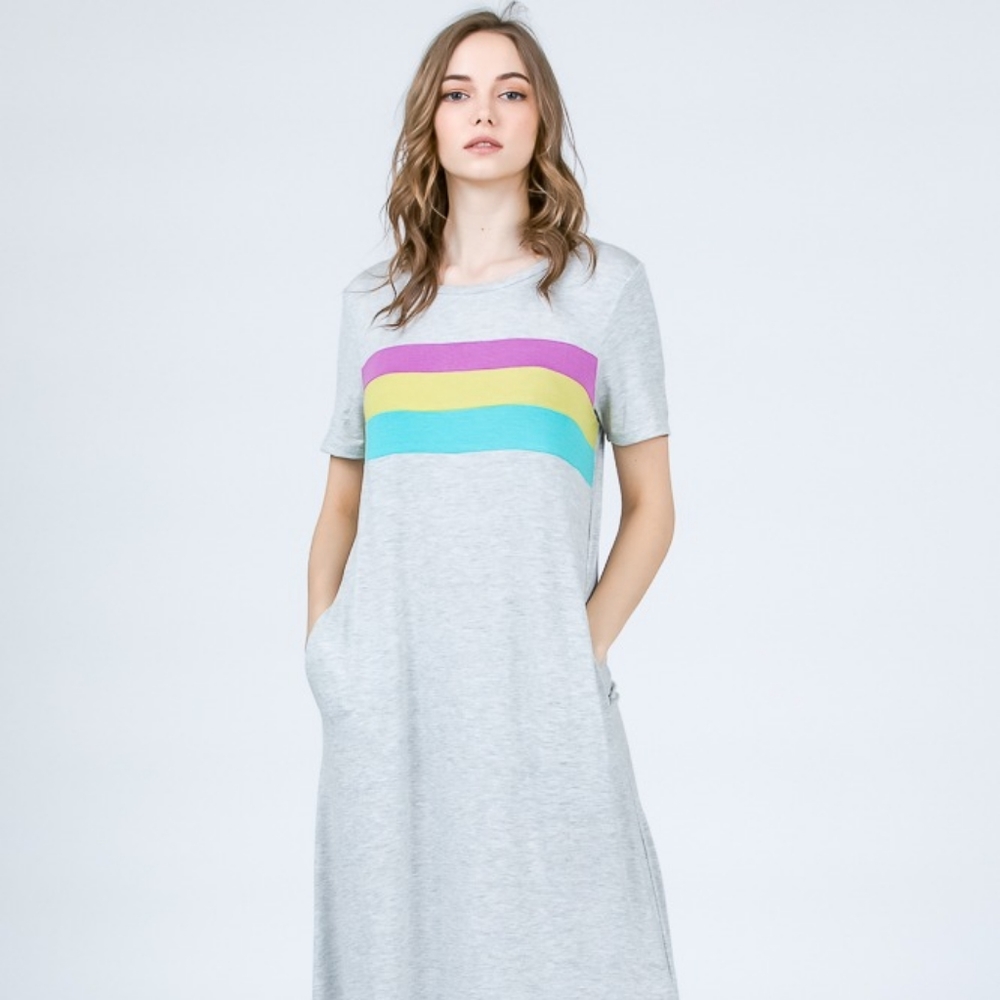 Casual long shirts dress